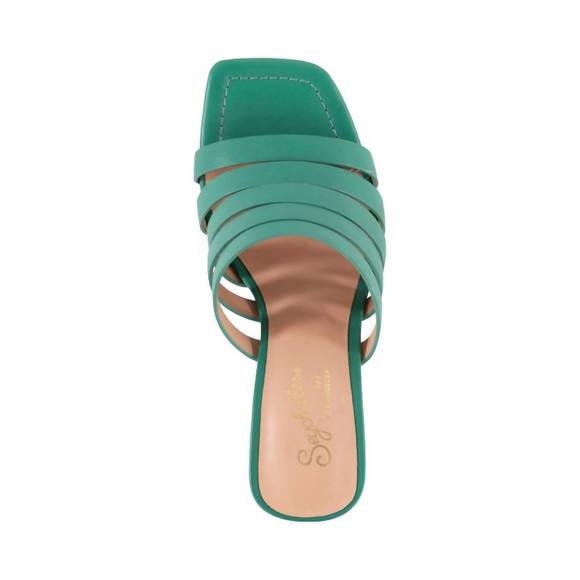 NEW SEYCHELLES women's big dreams sandals in green - Picture 2 of 2